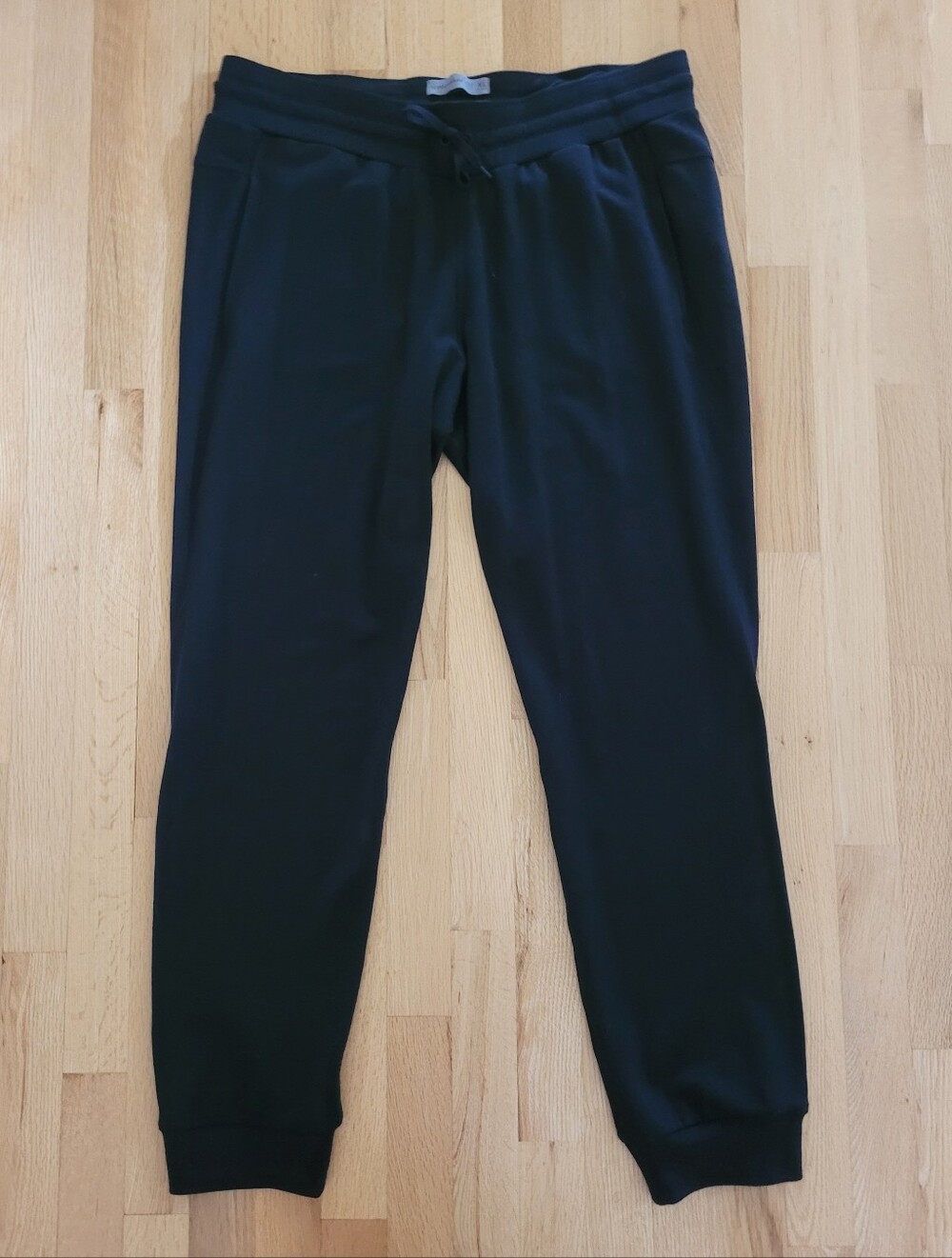 ICEBREAKER JOGGER PANTS CUFFED POCKETS WOOL BLEND BLACK SIZE XL